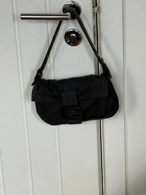 Fendi Baguette Shoulder Bag Grey