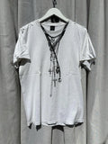 Number Nine (N)ine Skull Necklace T-shirt Size 3 Vintage
L