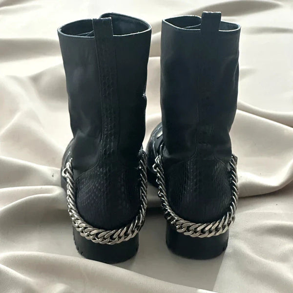 Christian Louboutin Horse Guarda Flat Calf Boot