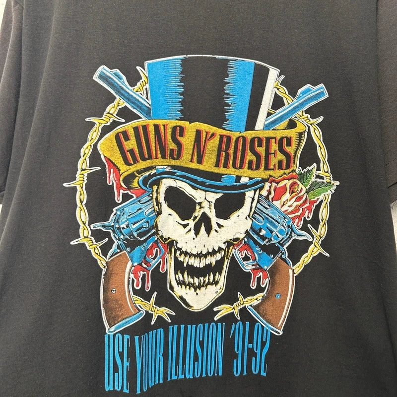 Vintage 90s Guns n Roses Brockum Band Tour Tee 1991