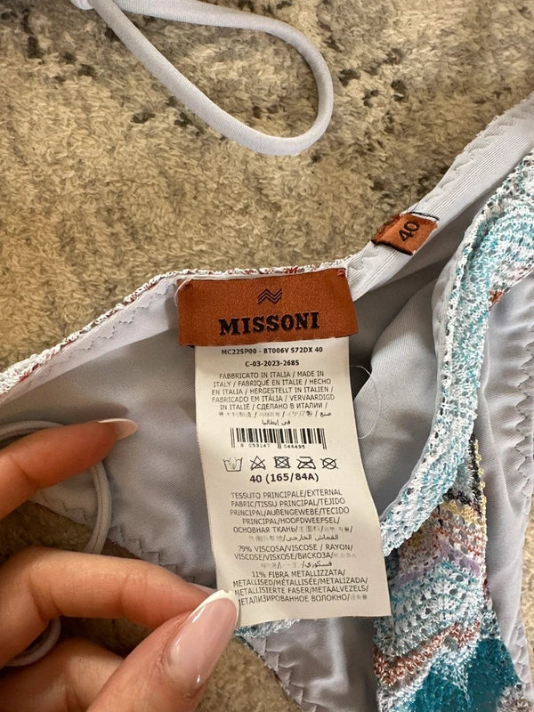Blue missoni bikini
