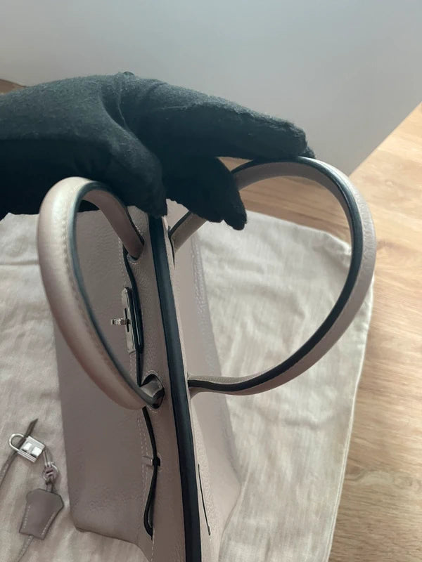 Hermes-BIRKIN 35-Gris Tourterelle