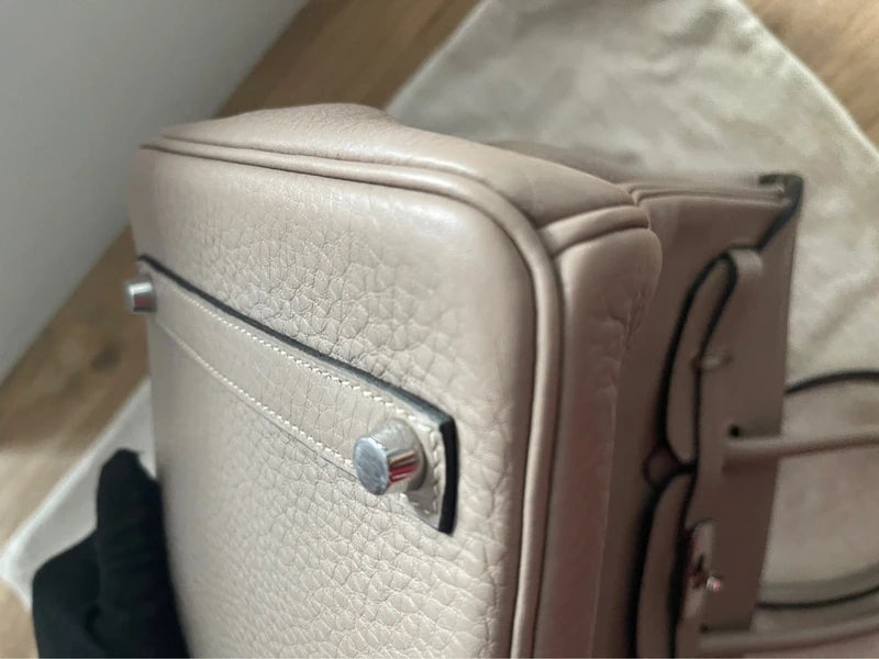 Hermes-BIRKIN 35-Gris Tourterelle