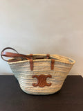 Celine Classic Panier basket/raffia bag Medium