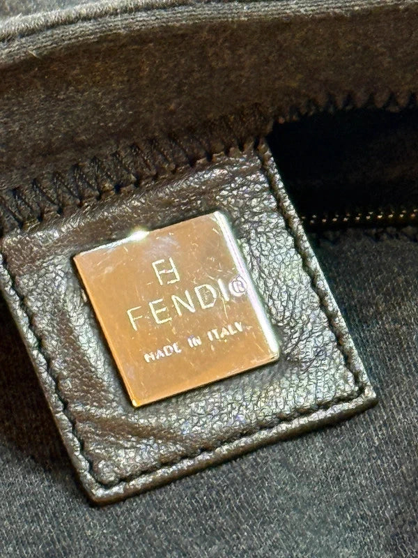 Fendi Baguette Shoulder Bag Grey