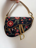 Dior Saddle Style Embroidered
