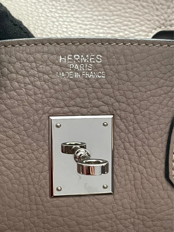 Hermes-BIRKIN 35-Gris Tourterelle
