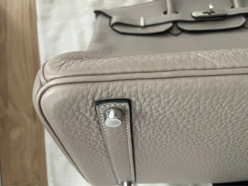 Hermes-BIRKIN 35-Gris Tourterelle