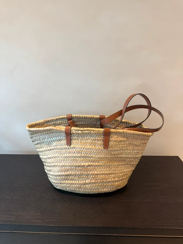 Celine Classic Panier basket/raffia bag Medium