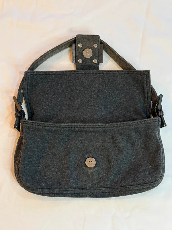 Fendi Baguette Shoulder Bag Grey