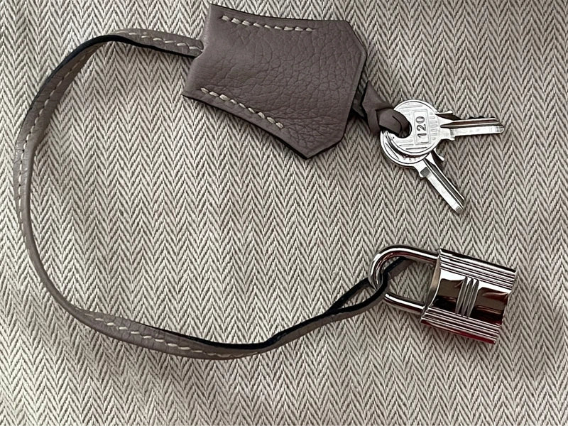 Hermes-BIRKIN 35-Gris Tourterelle