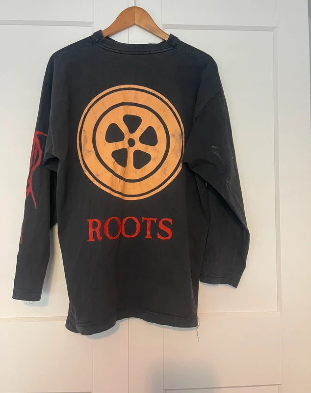 96 vintage Sepultura Roots long sleeve t shirt in XL