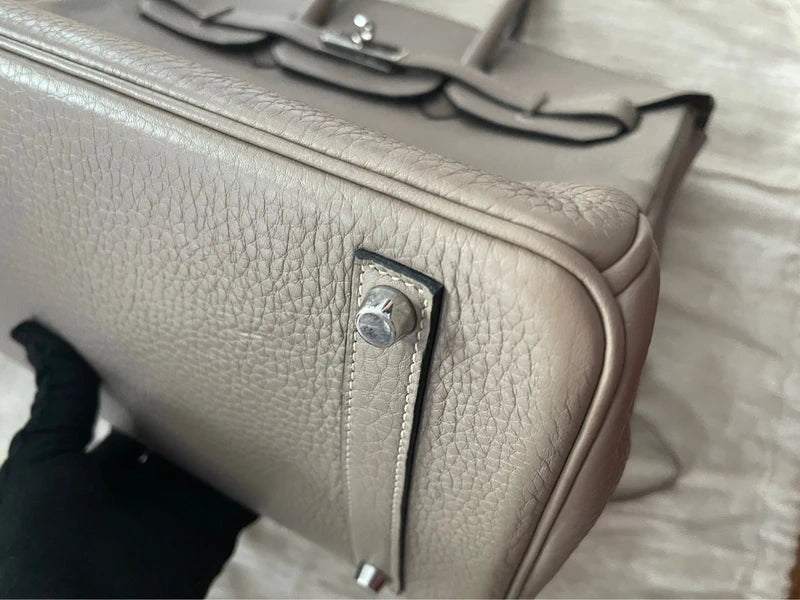 Hermes-BIRKIN 35-Gris Tourterelle