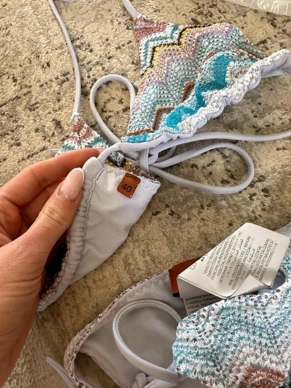 Blue missoni bikini