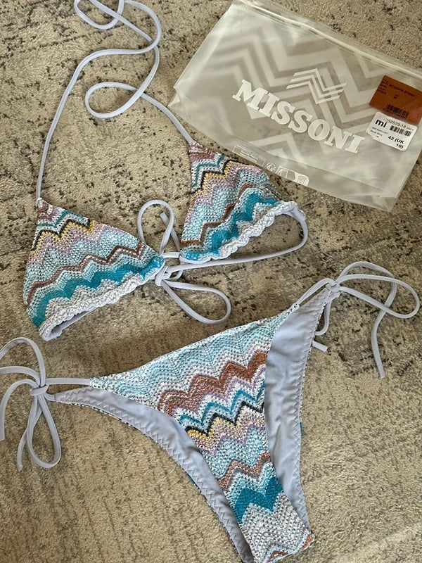 Blue missoni bikini