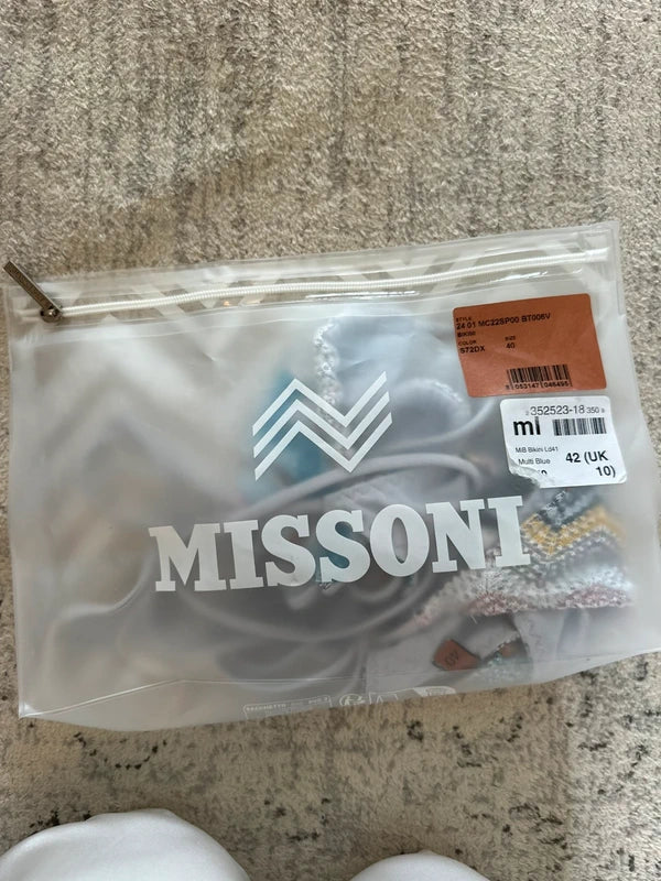 Blue missoni bikini