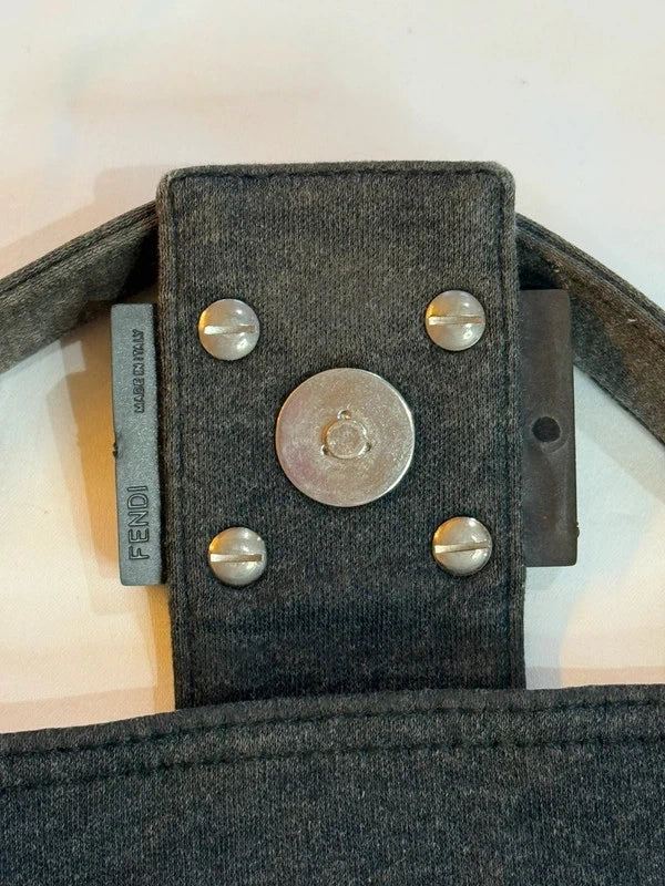 Fendi Baguette Shoulder Bag Grey
