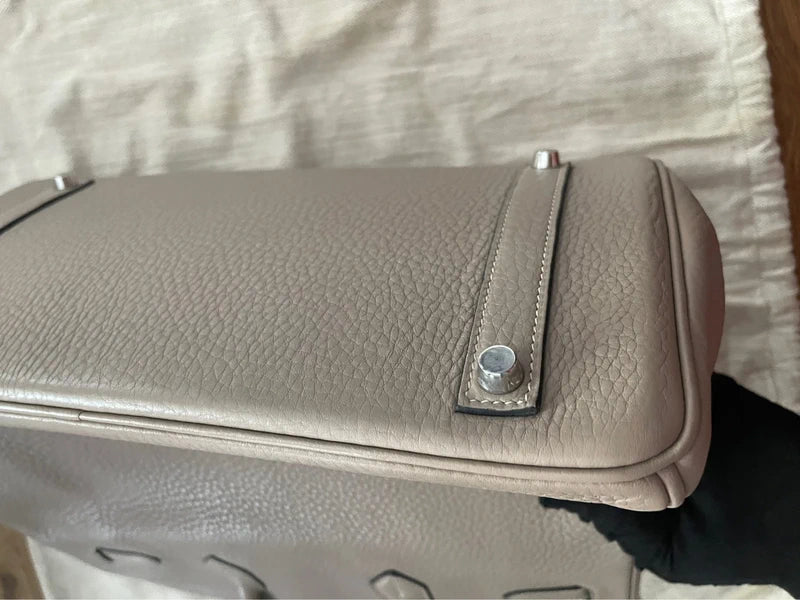 Hermes-BIRKIN 35-Gris Tourterelle